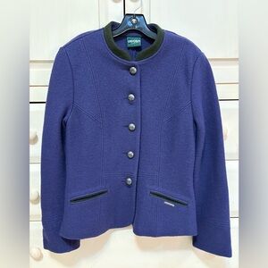 Geiger Wool Jacket with Stand Collar